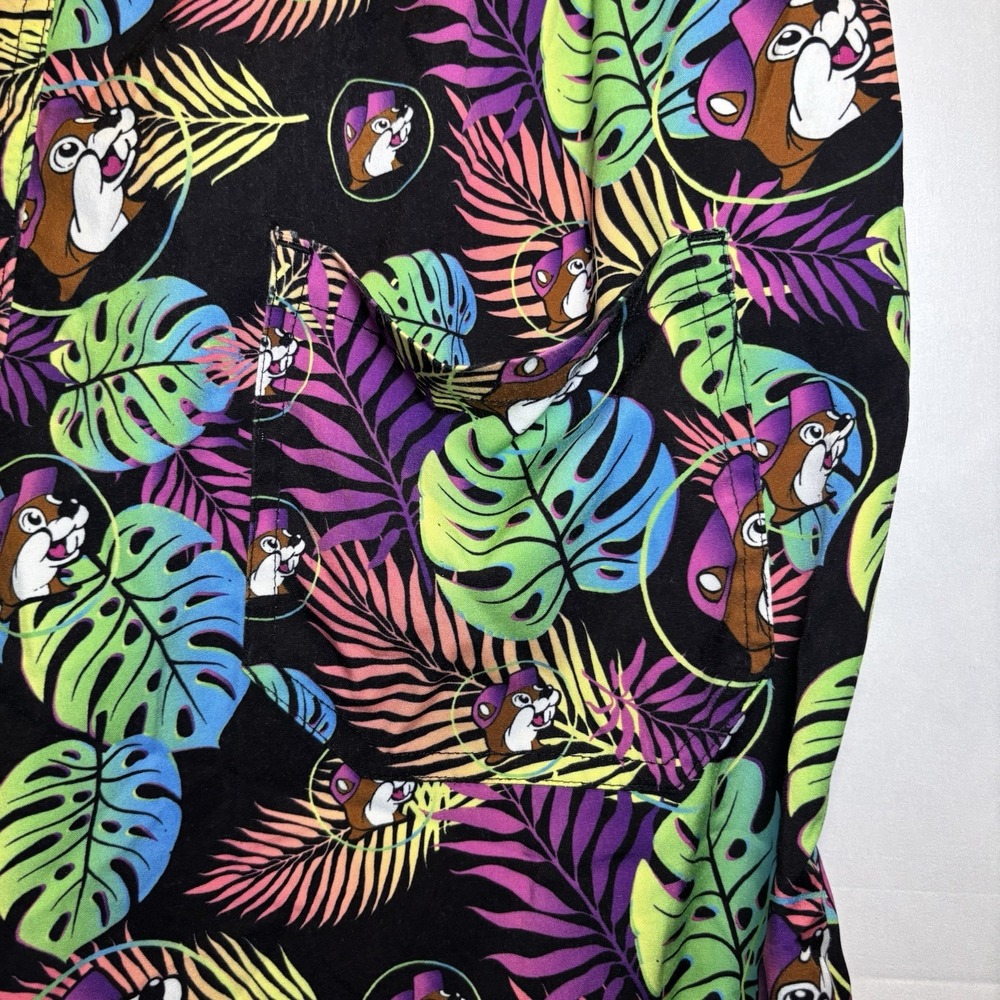 Bucees Buc-ee's Swim Trunks Adult Mens Medium Tropical Beaver Lined Suit Med M - Picture 3 of 5